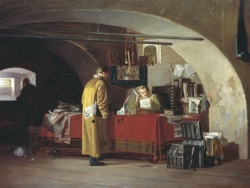 1857-Alexander Yanov - Uno spettacolo a Mosca